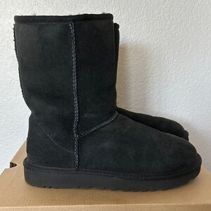 UGG Black W Classic Short II Women's Boots Size 8